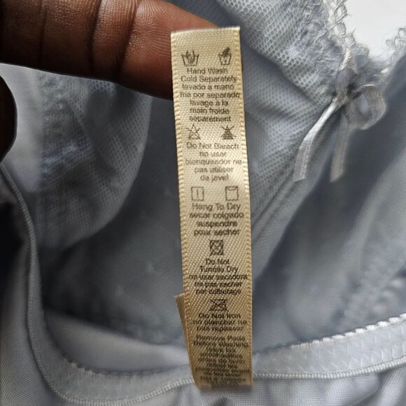 Rhonda Shear Powder Blue Style 676  Shapewear Leisure Bra in Size 3X - Picture 5 of 7